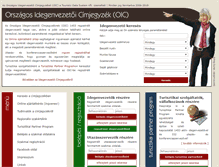 Tablet Screenshot of idegenvezeto.org
